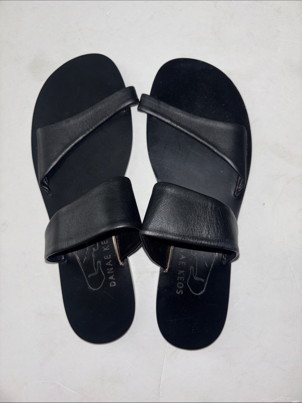 DANAR KEOS BLACK LEATHER SANDALS
SLIDES ARE SIZE UK 38 US 8 EXCELLENT CONDITION